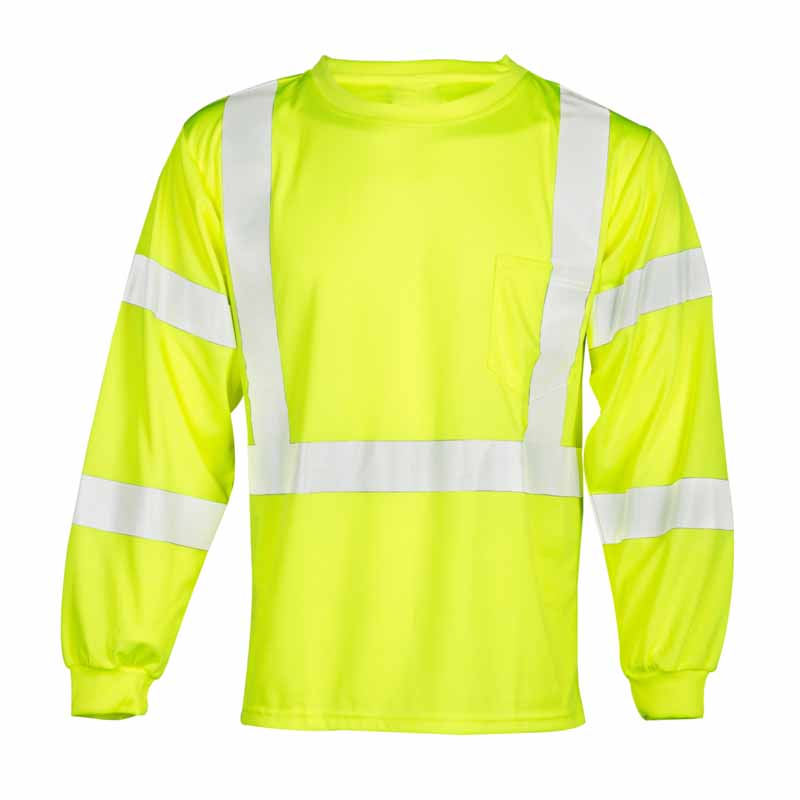 Hi Vis Work Shirts Long Sleeve yellow