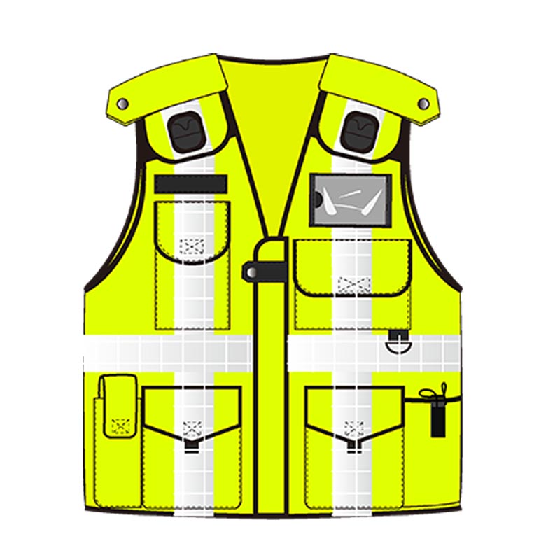 Security Traffic Vest yellow