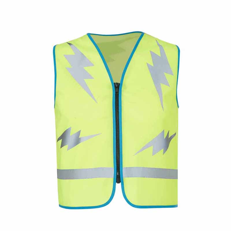 childrens reflective safety vest yellow