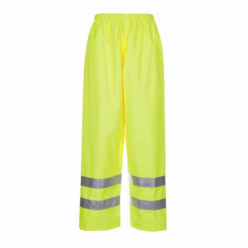 mens hi vis work trousers all yellow